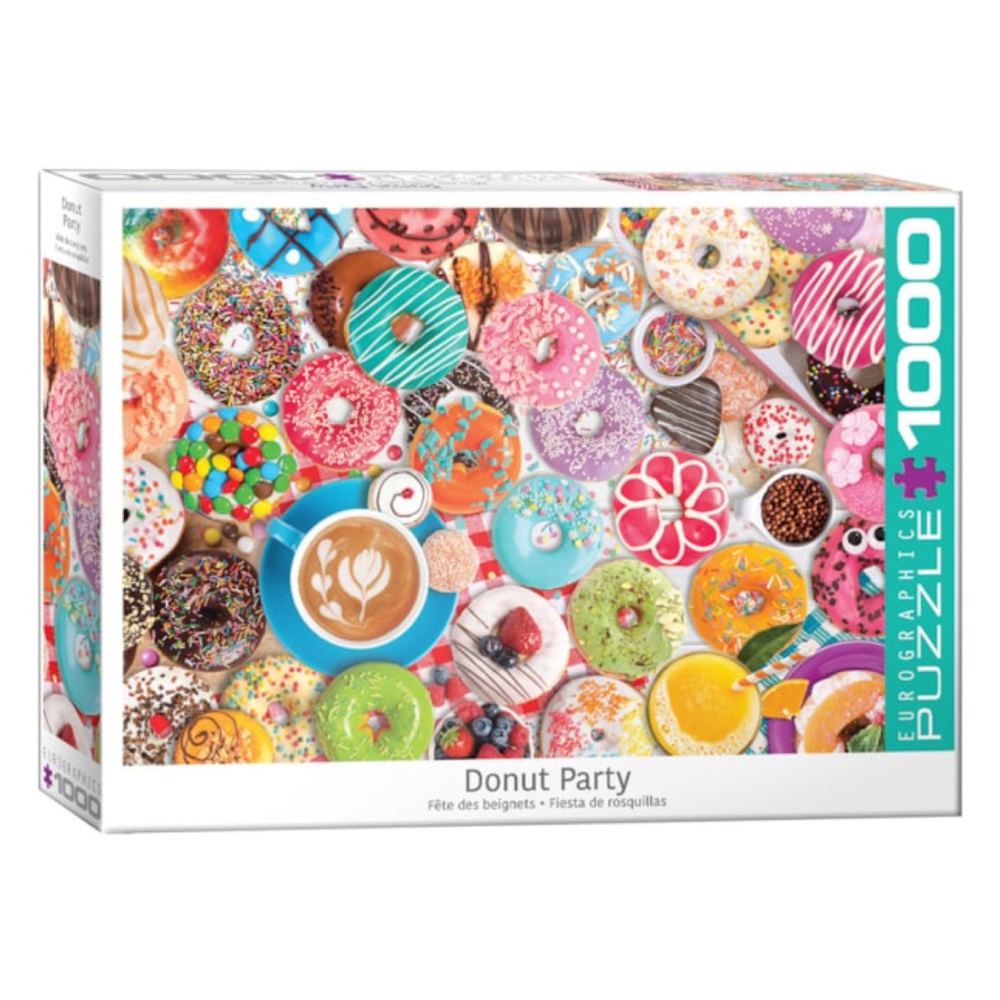 🌸3 for 2🌸 Eurographics Donut Party Jigsaw Puzzle | 1000 pieces
